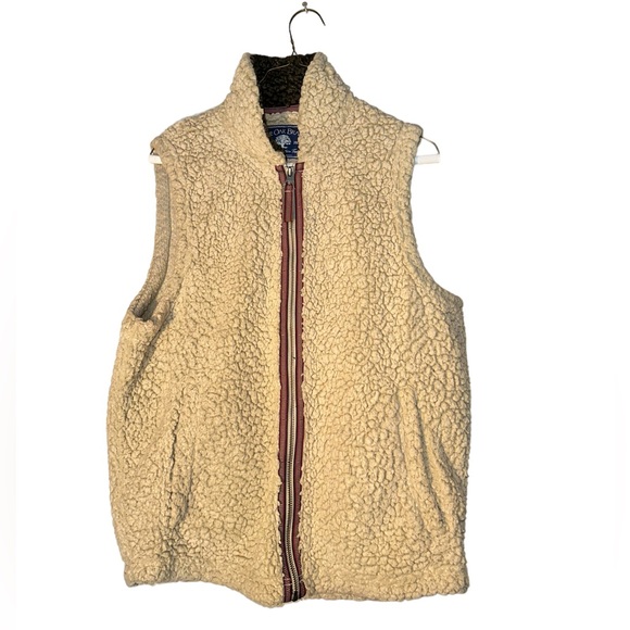 Live Oak Brand Jackets & Blazers - Live Oak Brand zip up puppy fluffy puffer vest